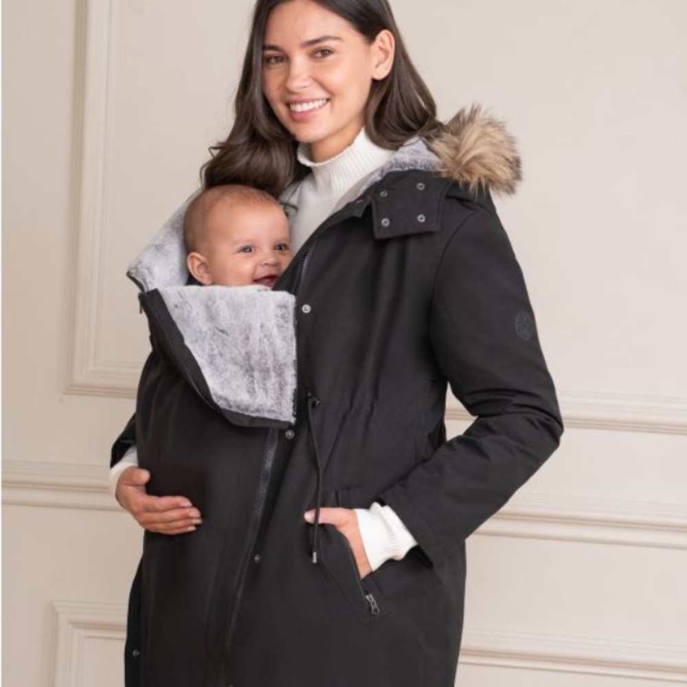 Seraphine 3 in 1 Winter Maternity Park, GREY, size 8